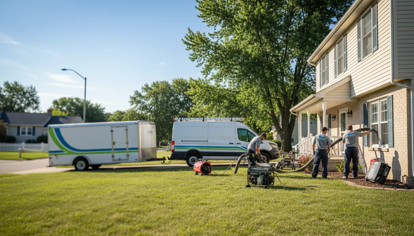 Flooded Basement Restoration And Cleanup With Repair in Klemme, IA near me